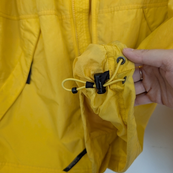 LL Bean Fisherman Mesh Lined Windbreaker Jacket Sz L Cinchable Men's Outdoor Y2K - Picture 11 of 16
